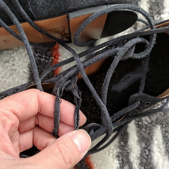 Isabel marant lace up flats size 37 - Picture 3 of 6